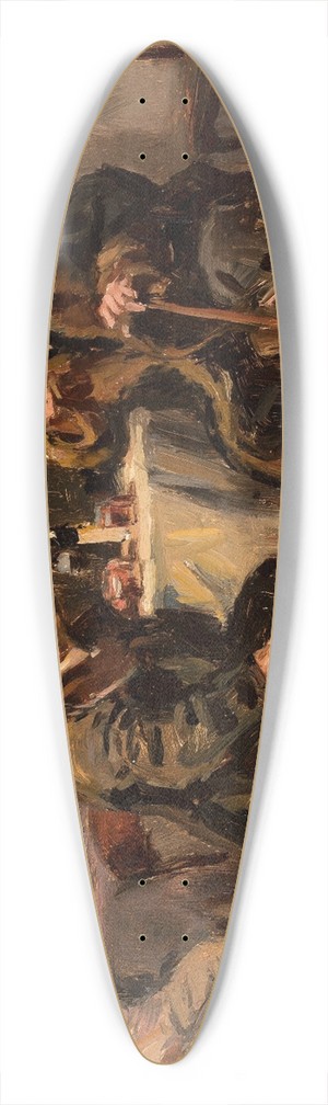 Wodzimierz J. Makowski - Conversation 39.3 inch art pintail longboard deck