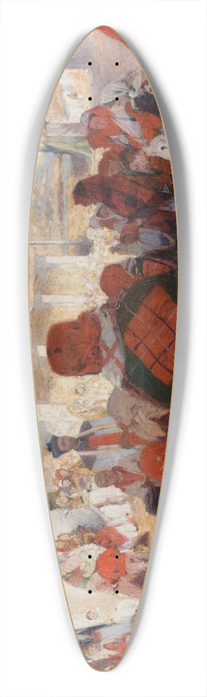 Wodzimierz Tetmajer - Blessing of Easter Food 39.3 inch art pintail longboard deck