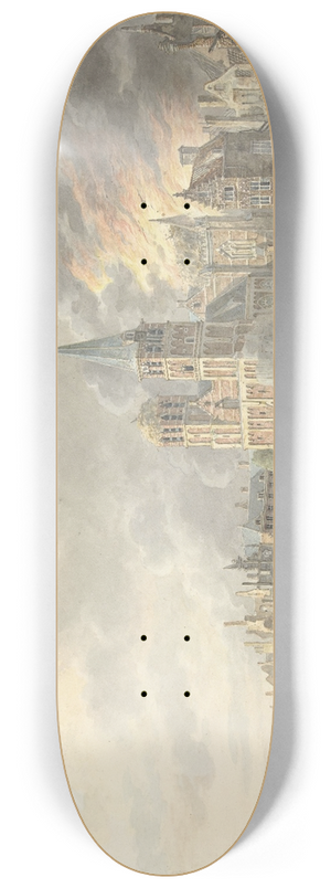 Dirk Langendijk - De inneming van een stad door Franse troepen 8.25 inch art skate deck