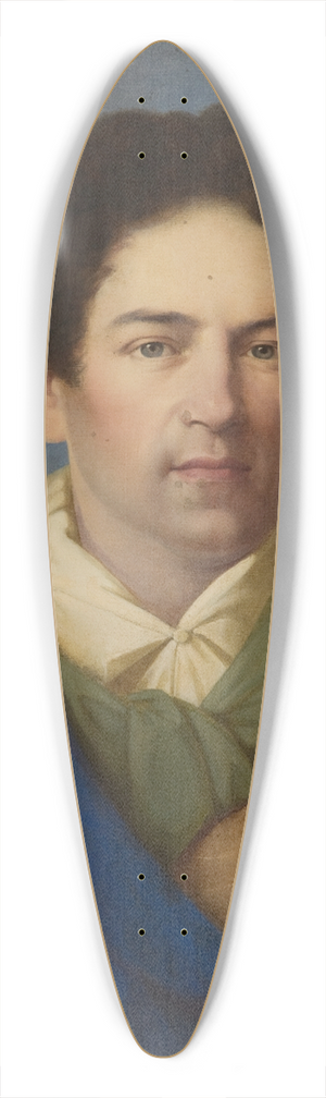 Wojciech Korneli Stattler - Portrait of Karol Teodor Soczyski 39.3 inch art pintail longboard deck