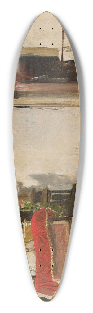 Wojciech Kossak - Altar in the church at Wola 39.3 inch art pintail longboard deck