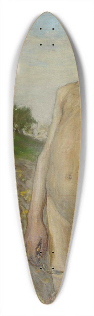 Wojciech Weiss - Springtime 39.3 inch art pintail longboard deck