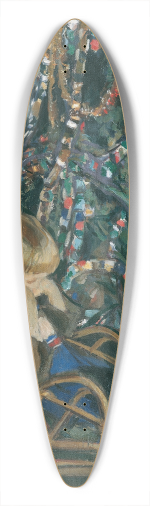 Wojciech Weiss - Weihnachten 39.3 inch art pintail longboard deck
