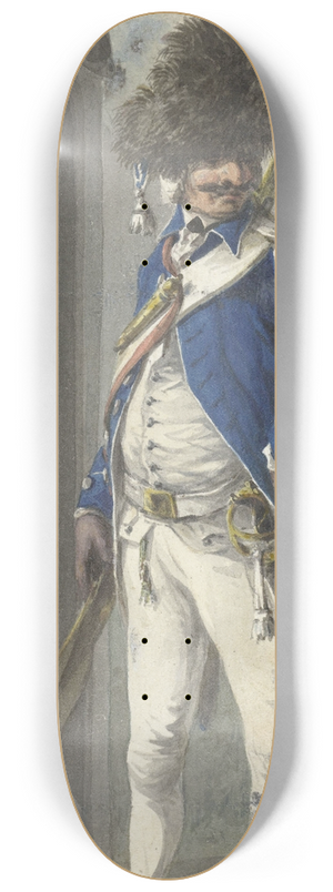 Dirk Langendijk - Uniform van het Rotterdamsch Genootschap van Wapenhandel de Palmboom 8.25 inch art skate deck