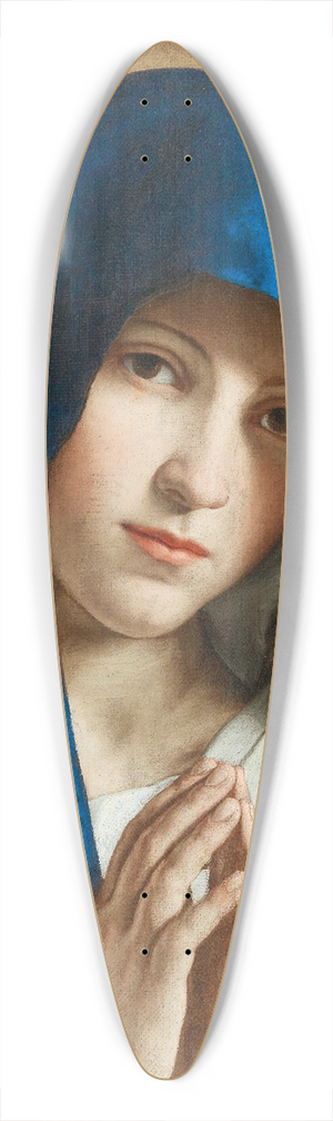 Workshop of Giovanni Battista Salvi - The Madonna at Prayer 39.3 inch art pintail longboard deck
