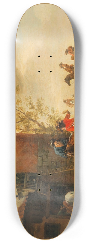 Dirk Stoop - The departure for the hunt 8.25 inch art skate deck