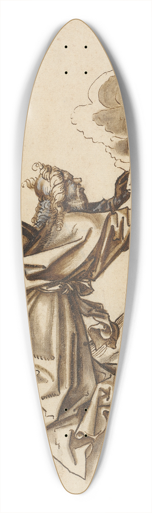 Workshop of Hans Holbein the elder - Moses Receives the Tablets of the Law 39.3 inch art pintail longboard deck