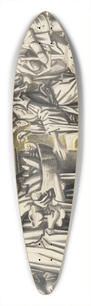 Workshop of Hans Holbein the elder - The meeting of Abraham and Melchizedek 39.3 inch art pintail longboard deck