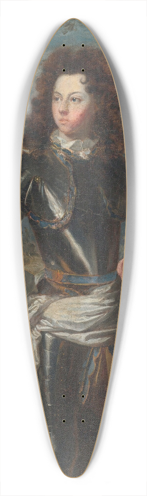 Workshop of Hyacinthe Rigaud - Portrait Of A Man In Armour 39.3 inch art pintail longboard deck