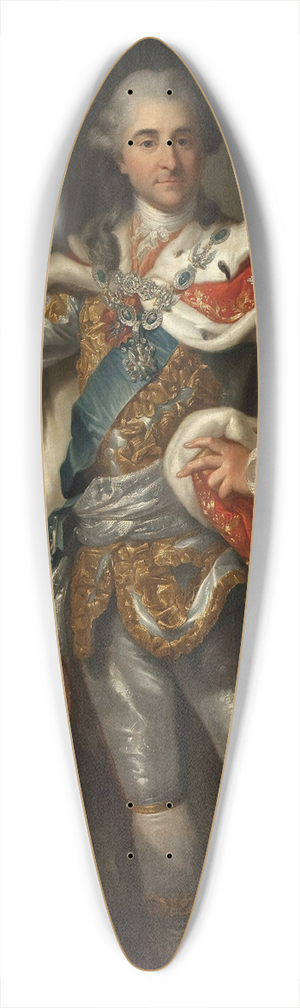 Workshop of Marcello Bacciarelli - Portrait of Stanisaw August Poniatowski in the coronation costume 39.3 inch art pintail longboard deck