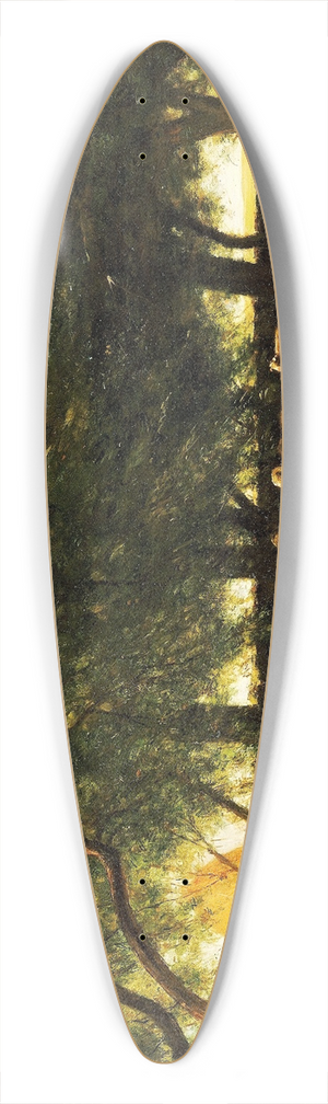 Worthington Whittredge - Noon In The Orchard 39.3 inch art pintail longboard deck