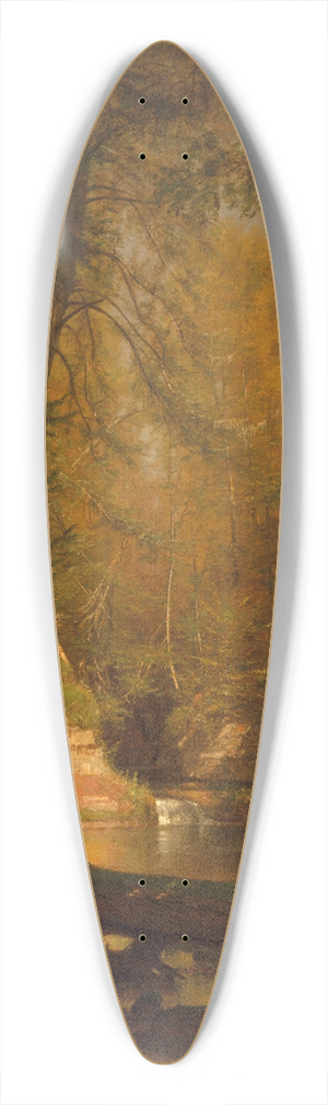 Worthington Whittredge - The Trout Pool 39.3 inch art pintail longboard deck
