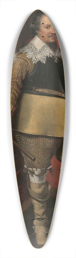 Wybrand de Geest - Portrait of Ernst Casimir I, Count of Nassau-Dietz 39.3 inch art pintail longboard deck