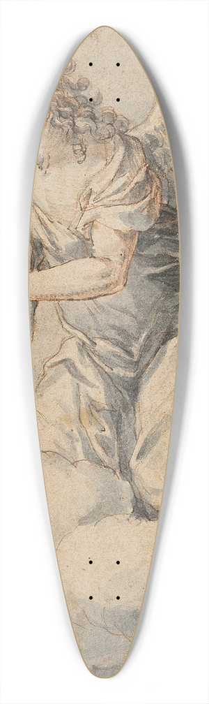 Xaver Schwegler - Verkndigungsengel 39.3 inch art pintail longboard deck