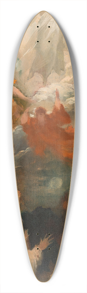Xavier-Alphonse Monchablon - LAssomption 39.3 inch art pintail longboard deck