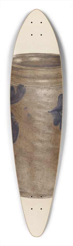 Yolande Delasser - Jar 39.3 inch art pintail longboard deck