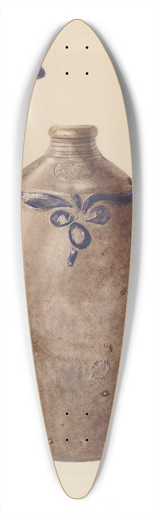 Yolande Delasser - Jug 39.3 inch art pintail longboard deck
