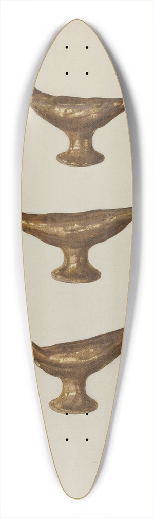 Yolande Delasser - Pa. German Whistle 39.3 inch art pintail longboard deck