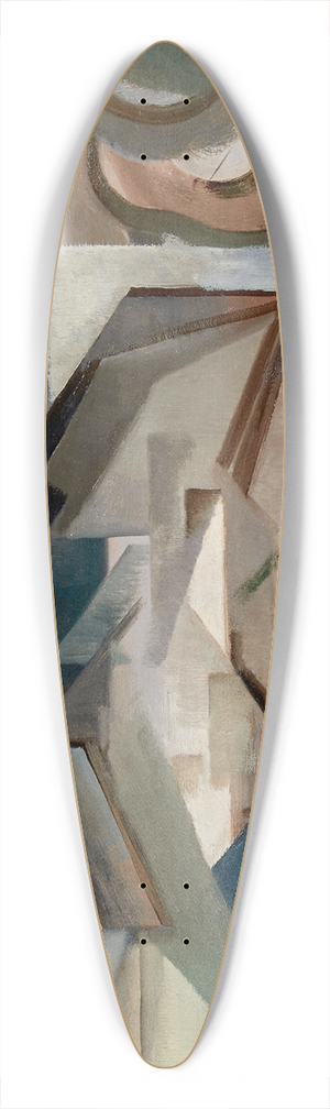 Youla Chapoval - Les toits 39.3 inch art pintail longboard deck