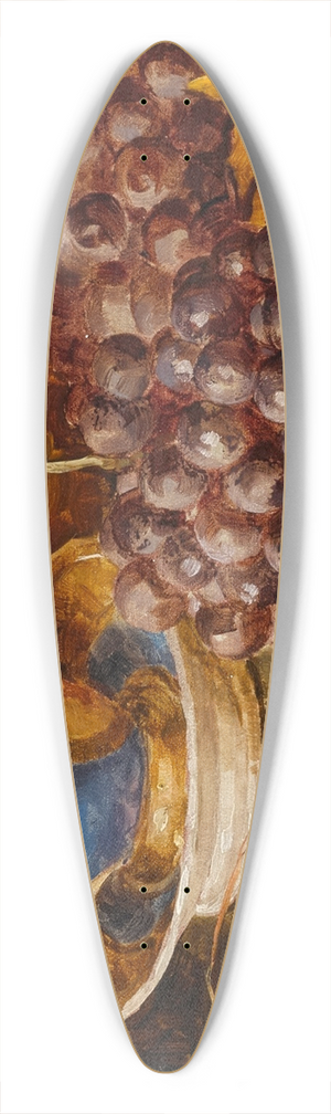 Yuliy Yulevich Klever the Younger - A still life with grapes 39.3 inch art pintail longboard deck