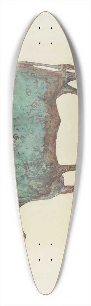 Zabelle Missirian - Steer Weather Vane 39.3 inch art pintail longboard deck