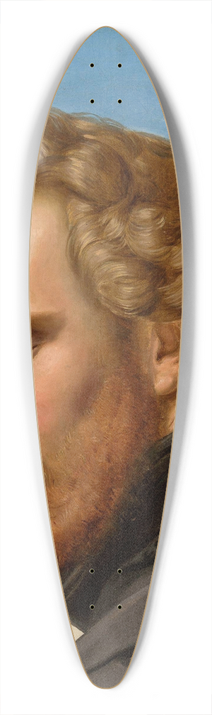 Zofia Szymanowska-Lenartowicz - Portrait of Heinrich Heinlein, painter, as a knight of Schellenberg 39.3 inch art pintail longboard deck