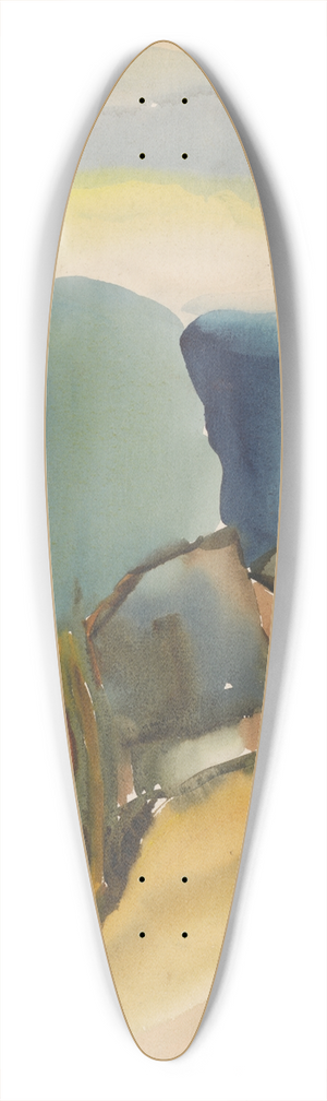 Zolo Palugyay - Hillside 39.3 inch art pintail longboard deck