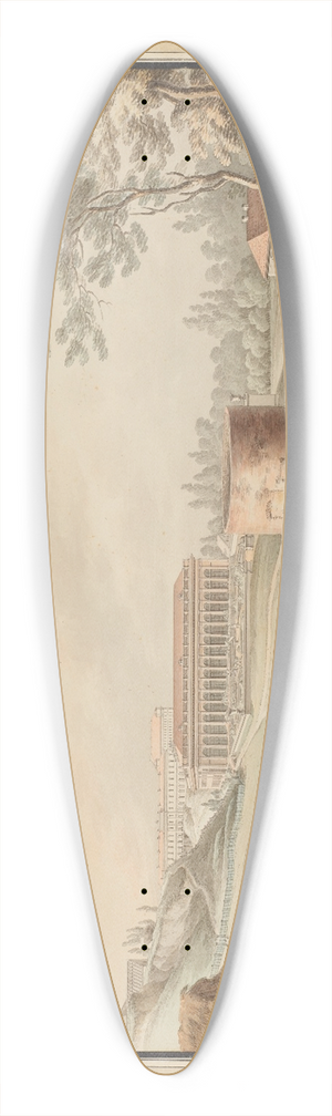Zygmunt Vogel - azienki Park, the view with the Water Tank 39.3 inch art pintail longboard deck