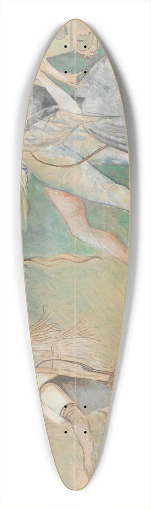 Zygmunt Waliszewski - At Figaros [at a hairdressers] 39.3 inch art pintail longboard deck