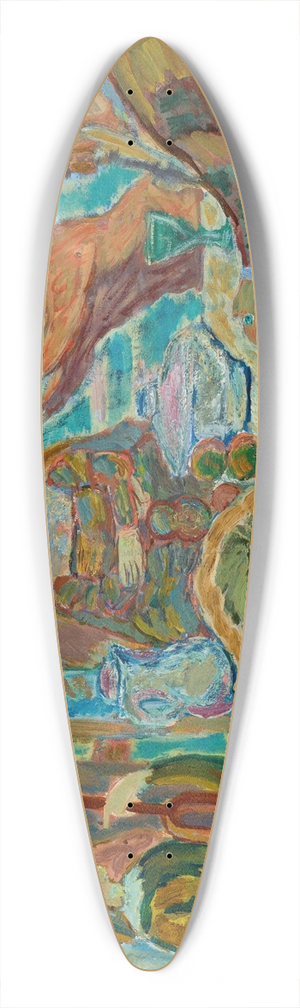Zygmunt Waliszewski - Banquet 39.3 inch art pintail longboard deck Zygmunt Waliszewski - Banquet 39.3 inch art pintail longboard deck
