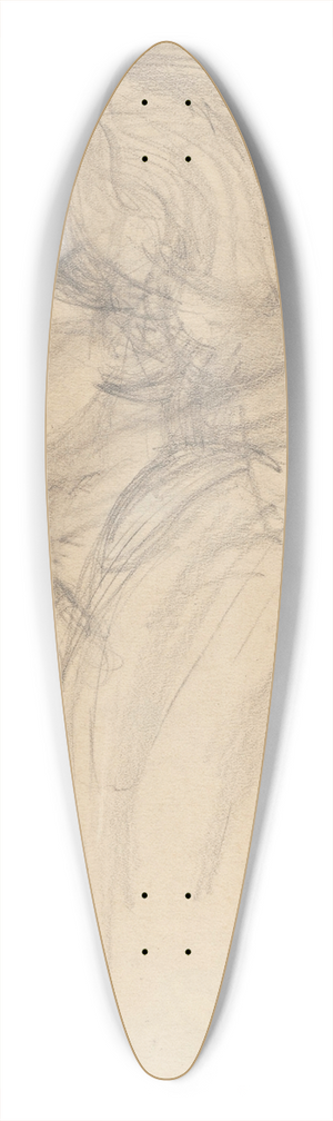 Zygmunt Waliszewski - Portrait of engineer B.J.Zanis 39.3 inch art pintail longboard deck