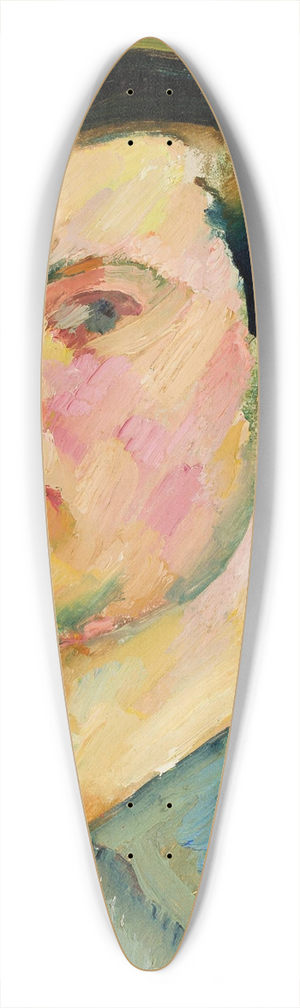 Zygmunt Waliszewski - Self-portrait 39.3 inch art pintail longboard deck