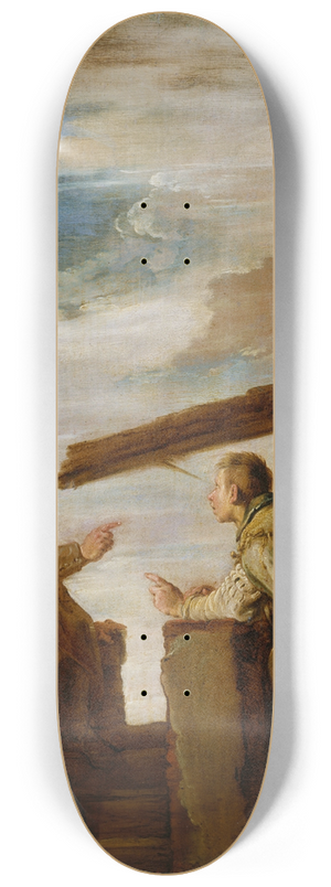 Domenico Fetti - The Parable of the Mote and the Beam 8.25 inch art skate deck