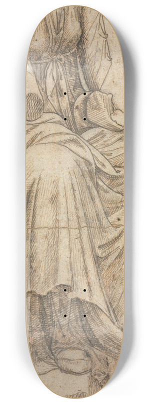 Domenico Ghirlandaio - Copy of a Roman Statue of a Seated Woman 8.25 inch art skate deck Domenico Ghirlandaio - Copy of a Roman Statue of a Seated Woman 8.25 inch art skate deck