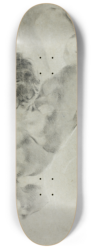 Domenico Maggiotto - Male Nude Seen from the Back 8.25 inch art skate deck