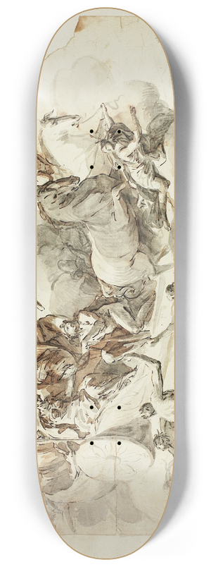 Domenico Mondo - Apotheosis of a Hero 8.25 inch art skate deck Domenico Mondo - Apotheosis of a Hero 8.25 inch art skate deck