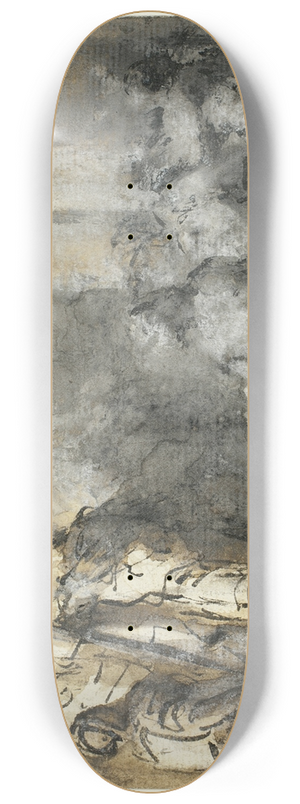 Domenico Mondo - David and Abigail 8.25 inch art skate deck Domenico Mondo - David and Abigail 8.25 inch art skate deck