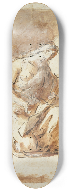Domenico Mondo - Penitent Magdalene 8.25 inch art skate deck Domenico Mondo - Penitent Magdalene 8.25 inch art skate deck
