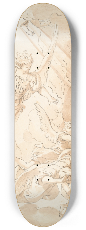 Domenico Piola - Fall of the RebelAngels 8.25 inch art skate deck Domenico Piola - Fall of the RebelAngels 8.25 inch art skate deck