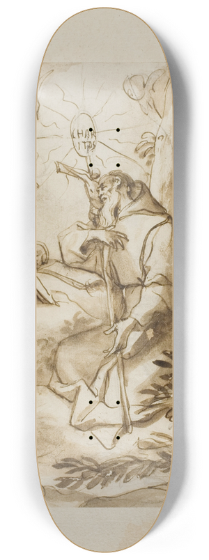 Domenico Piola - Saint Jerome 8.25 inch art skate deck
