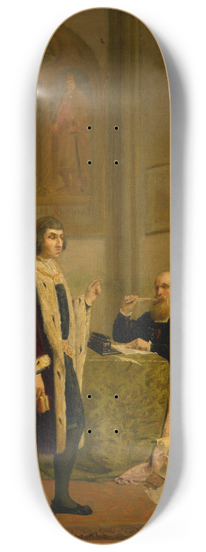 Dominik Skuteck - Emperor Maximilian Dictates His Memoirs 8.25 inch art skate deck