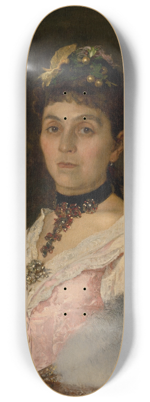 Dominik Skuteck - Portrait of Countess Mria Nyra Radvnska 8.25 inch art skate deck