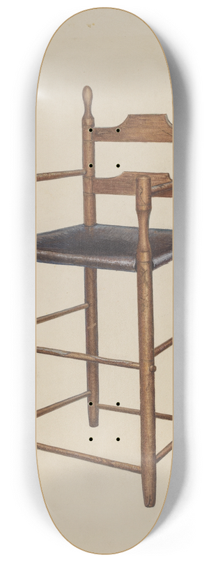 Donald Harding - Childs High Chair 8.25 inch art skate deck