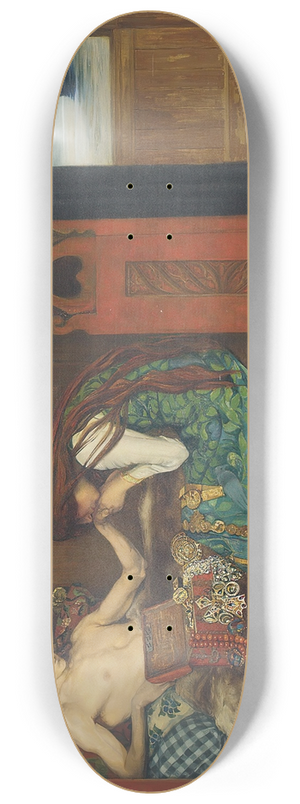 Agnes Slott-Mller - The Dying Betrothed 8.25 inch art skate deck