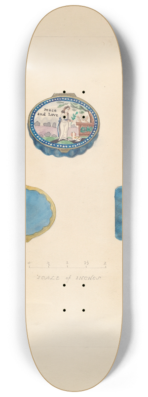 Donald Streeter - Snuff Box 8.25 inch art skate deck