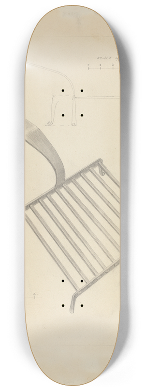 Donald Streeter - Trivet 8.25 inch art skate deck