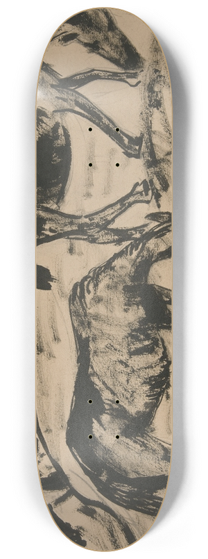 Dora Bromberger - Horses 8.25 inch art skate deck