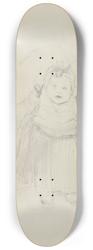 Dora Hitz - Kleines Kind, Gehversuche 8.25 inch art skate deck