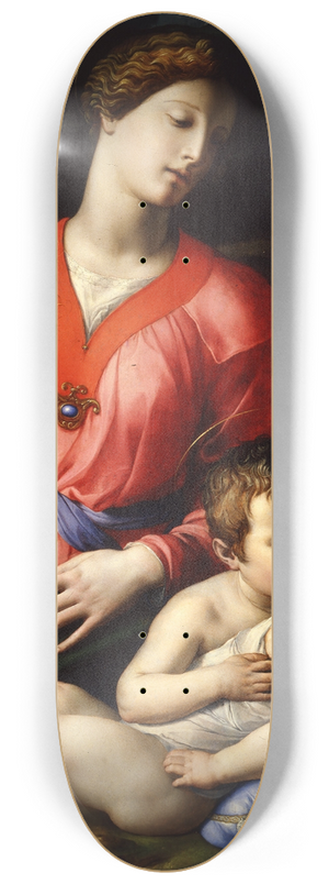 Agnolo Bronzino - The Panciatichi Holy Family 8.25 inch art skate deck