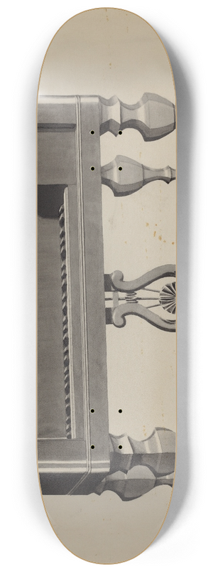 Dorothy Posten - Piano 8.25 inch art skate deck